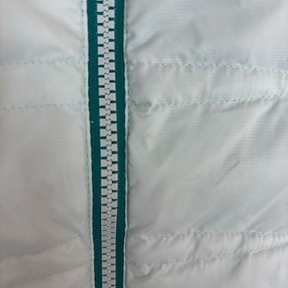Eddie Bauer Blue Full Zip Sleeveless Down Puffer Vest Women's Small - Picture 7 of 8